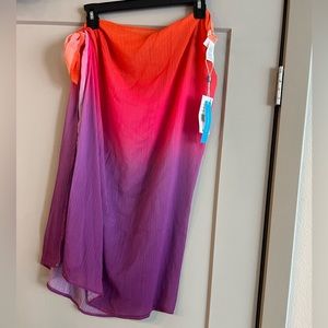 Last chance, closing up shop tomorrow! Sunset sarong skirt